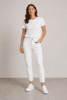 Jeans - Angelika Slim Fit 7/8 - Hvid - Anna Montana
