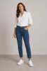 Jeans - Angelika Slim Fit 7/8 - Lys Denim - Anna Montana