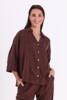 Skjorte - FQLaluna  - Coffee Bean - FREEQUENT