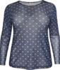 Meshbluse - Gwenna - Navy Combi - Cassiopeia