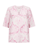Skjortebluse - FQEsvespa - Pink/Hvid - Freequent