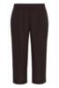 Bukser - KCmille Cropped - Black Coffee - KAFFE Curve
