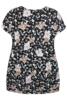 Bluse - Ze-Damini - Brun/Sort - ZE-ZE