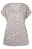 T-shirt - Ze-Disha - Sand/Sort - ZE-ZE