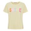 T-Shirt - Vespera Tee Smile - Gul - Marta du Château