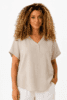 Bluse - Hyla - Beige - Zhenzi