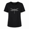 T-shirt - Sort m/print - Signature