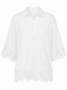 Skjorte - Klara Embroidery - Hvid - Continue