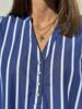 Bluse - Tunø - Blue Stripe - Gaspar