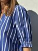 Bluse - Tunø - Blue Stripe - Gaspar