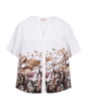 Bluse - FQmaise - Rosa/Off White - FREEQUENT