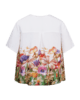Bluse - FQmaise - Orange/Off White - FREEQUENT