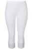 Leggings m. blondekant - MALUS - Hvid - ZE-ZE