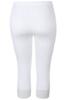 Leggings m. blondekant - MALUS - Hvid - ZE-ZE