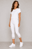 Leggings m. blondekant - MALUS - Hvid - ZE-ZE