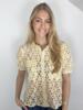 Bluse - Charlotte Lace - Gul - CONTINUE