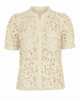Bluse - Charlotte Lace - Gul - CONTINUE