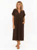 Kjole - CH2688 - Brun - Wilto