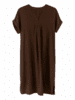 Kjole - CH2688 - Brun - Wilto
