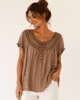 Bluse - 9005-2-4 - Camel - Italy Moda