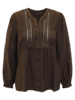 Bluse - 320-60011 - Mørkebrun - Brandtex