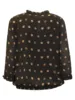 Bluse - Sort/Brun - Signature