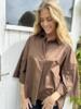 Skjorte - Klara - Brun - Continue