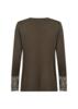 Langærmet T-shirt - WA-STELLA 24 - Brun - Wasabi Concept