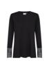 Langærmet T-shirt - WA-STELLA 24 - Sort - Wasabi Concept