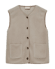 Vest - FQteddy - Sand - FREEQUENT