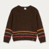 Pullover - Strik - Bålhygge - Brun - Lene Beier X Lind