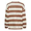 Sweatshirt - Nerina - Stribet Caramel/Brun - MARTA du Château