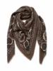 Tørklæde - 214363 - Brun/Paisley - Vanting