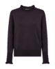 Pullover - Strik - FQkatie - Mørk Violet - FREEQUENT