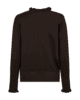 Pullover - Strik - FQkatie - Mørkebrun - FREEQUENT
