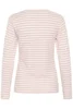 Langærmet T-Shirt - Liddy - Stribet Rosa/Hvid - KAFFE