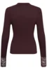 Langærmet T-shirt - KAomi - Bordeaux - KAFFE