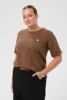 T-shirt - KCart - Brun - Kaffe Curve