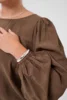 Bluse - KCgila - Brun - KAFFE curve
