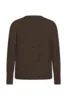 Cardigan Strik - KCniela - Brun Melange  - KAFFE curve