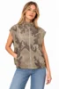 Vest - Silver - Beige/Camo - MARTA du chateau