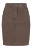 Nederdel fløjl - 360-50002 - Brun - SIGNATURE