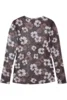 Bluse mesh - Hedda - Blomsteret Brun/sand - ZE-ZE