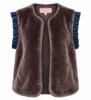 Vest - Duffy Frill - Brun - Gaspar