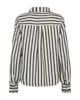 Skjorte  - FQNoto - Off White/Brun - FREEQUENT