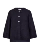 Cardigan - Strik - FQgrslulu - Lilla - FREEQUENT