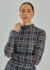 Meshbluse - FQplady - Ternet/Blå - FREEQUENT