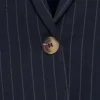 Blazer - Dusk - Navy/Nålestribet - MARTA du Chateau
