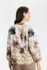 Bluse - Cordelia- Blomsteret Creme/Brun/Blå - IN FRONT
