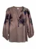 Bluse - Ariella - Brun/Sort - IN FRONT